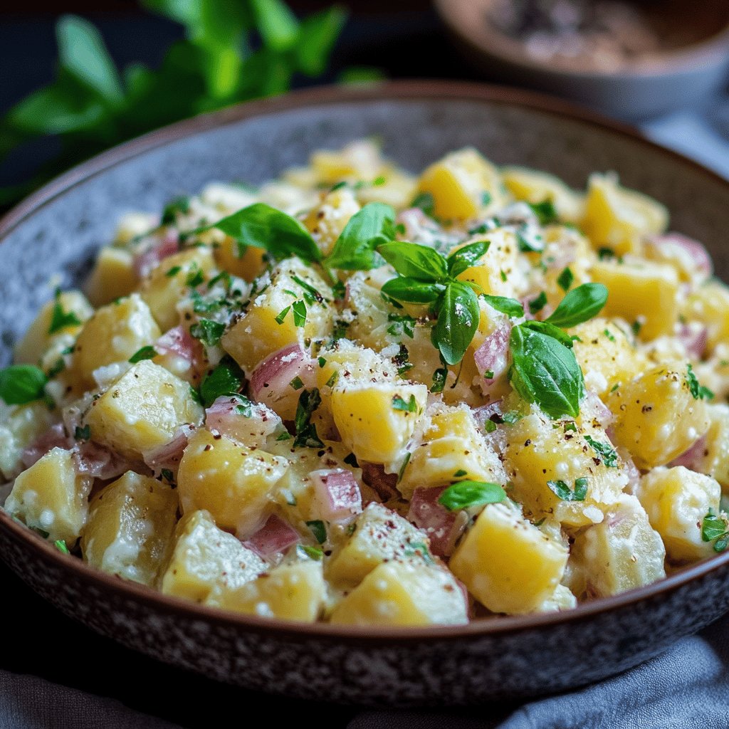 Traditioneller Schwäbischer Kartoffelsalat