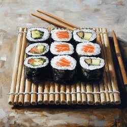 Einfaches Maki-Sushi