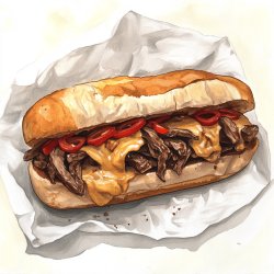 Klassischer Philly Cheese Steak