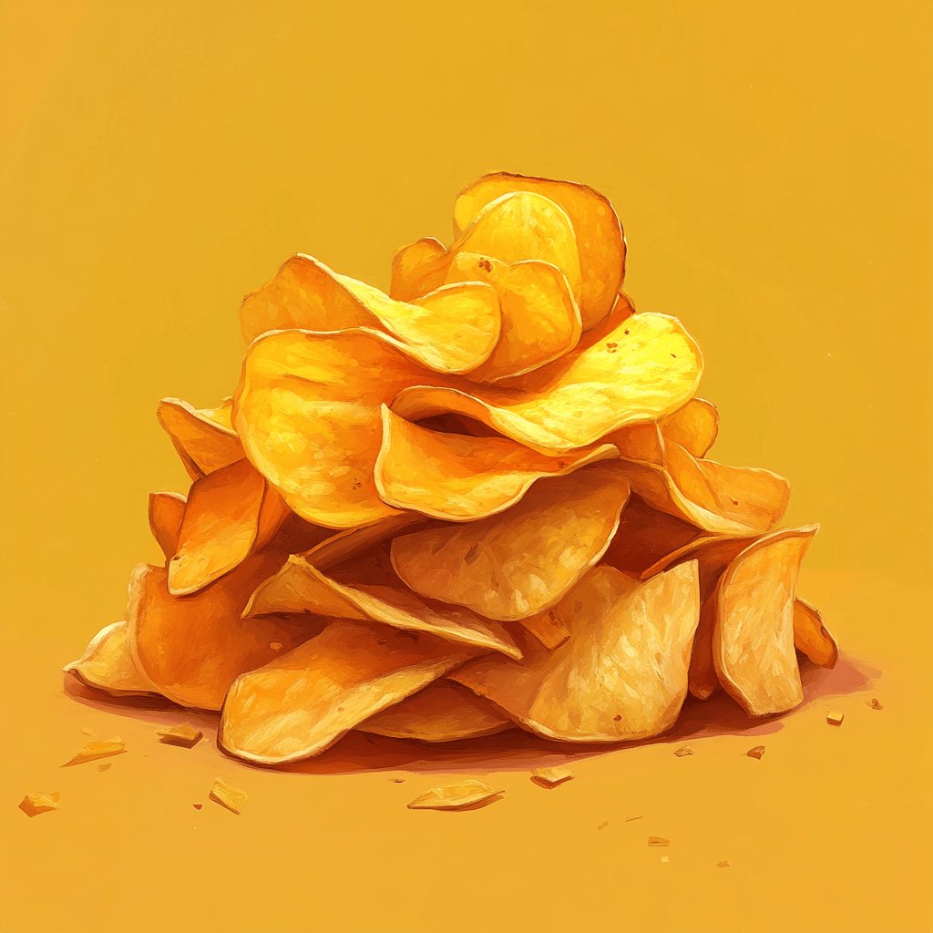 Hausgemachte Kartoffelchips