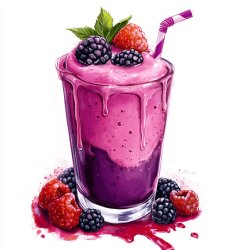 Einfacher Beeren-Smoothie