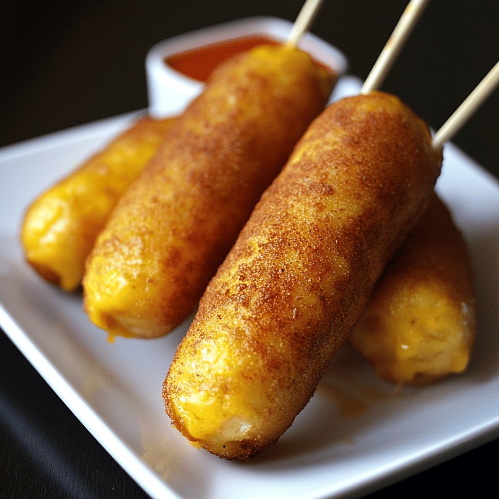 Klassische Corn Dogs