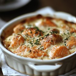 Lachs-Sahne-Gratin