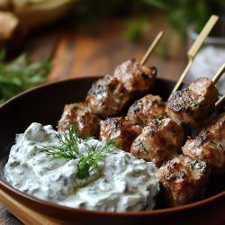 Souvlaki mit Tsatsiki selber machen