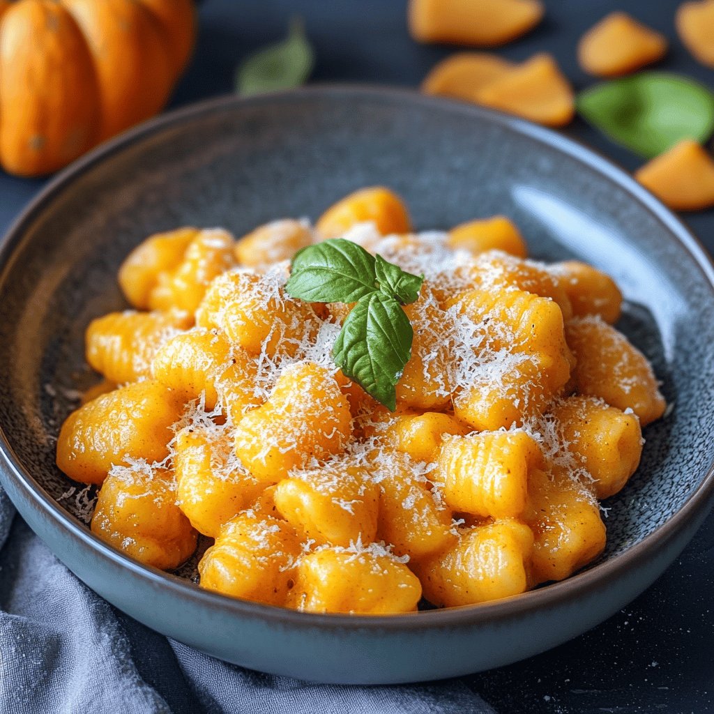 Kürbis-Gnocchi mit Salbeibutter