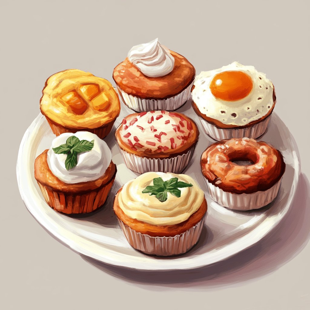 Leckere Frühstücks-Muffins