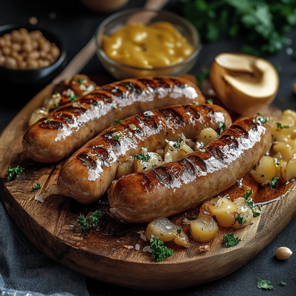 Hausgemachte gebratene Grützwurst