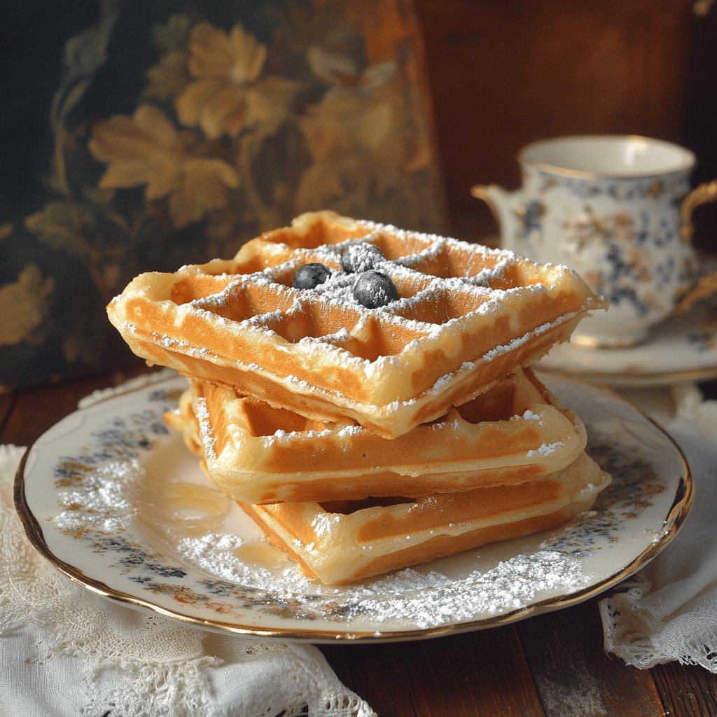 Luftige Waffeln