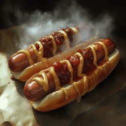 Klassische Hot Dogs