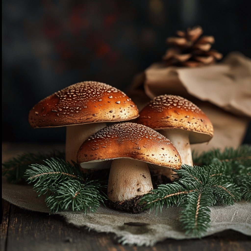 Weihnachtsmarkt Champignons