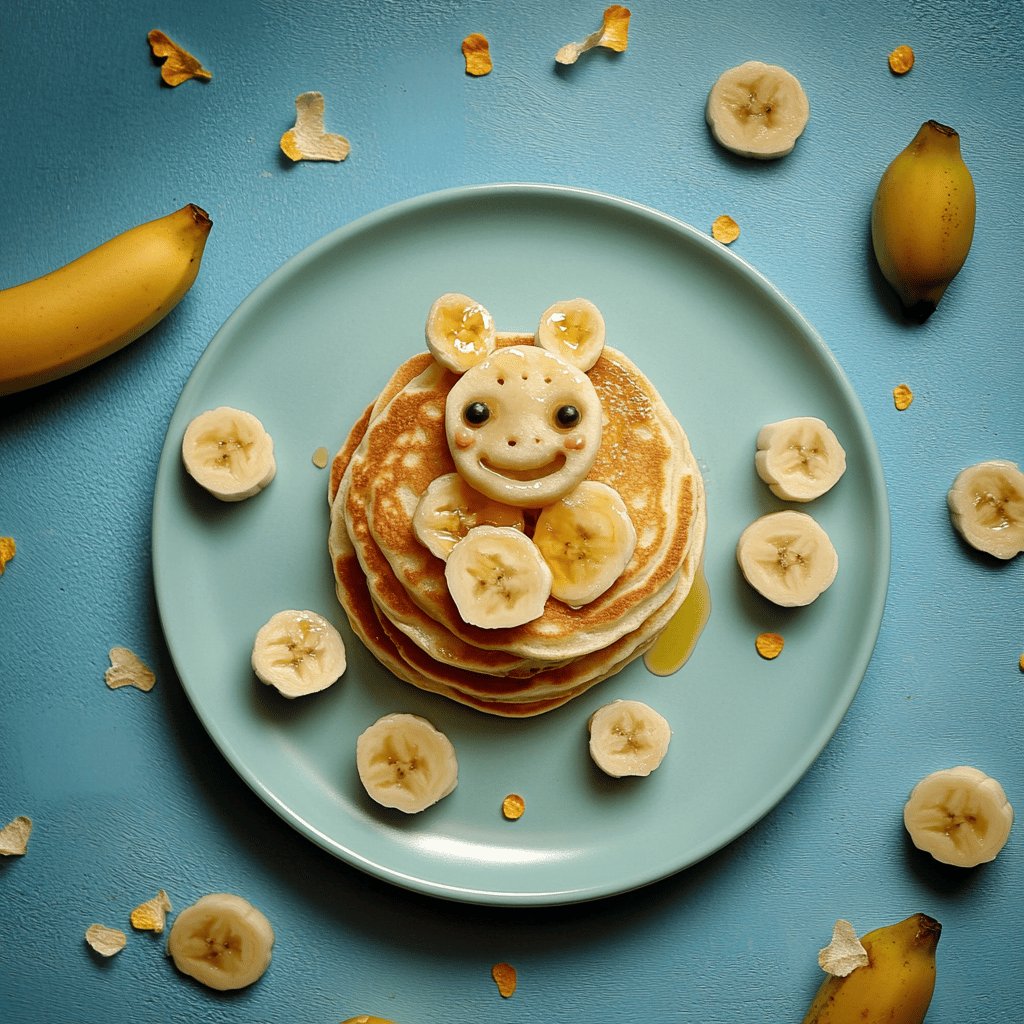 Einfache Bananen-Pancakes