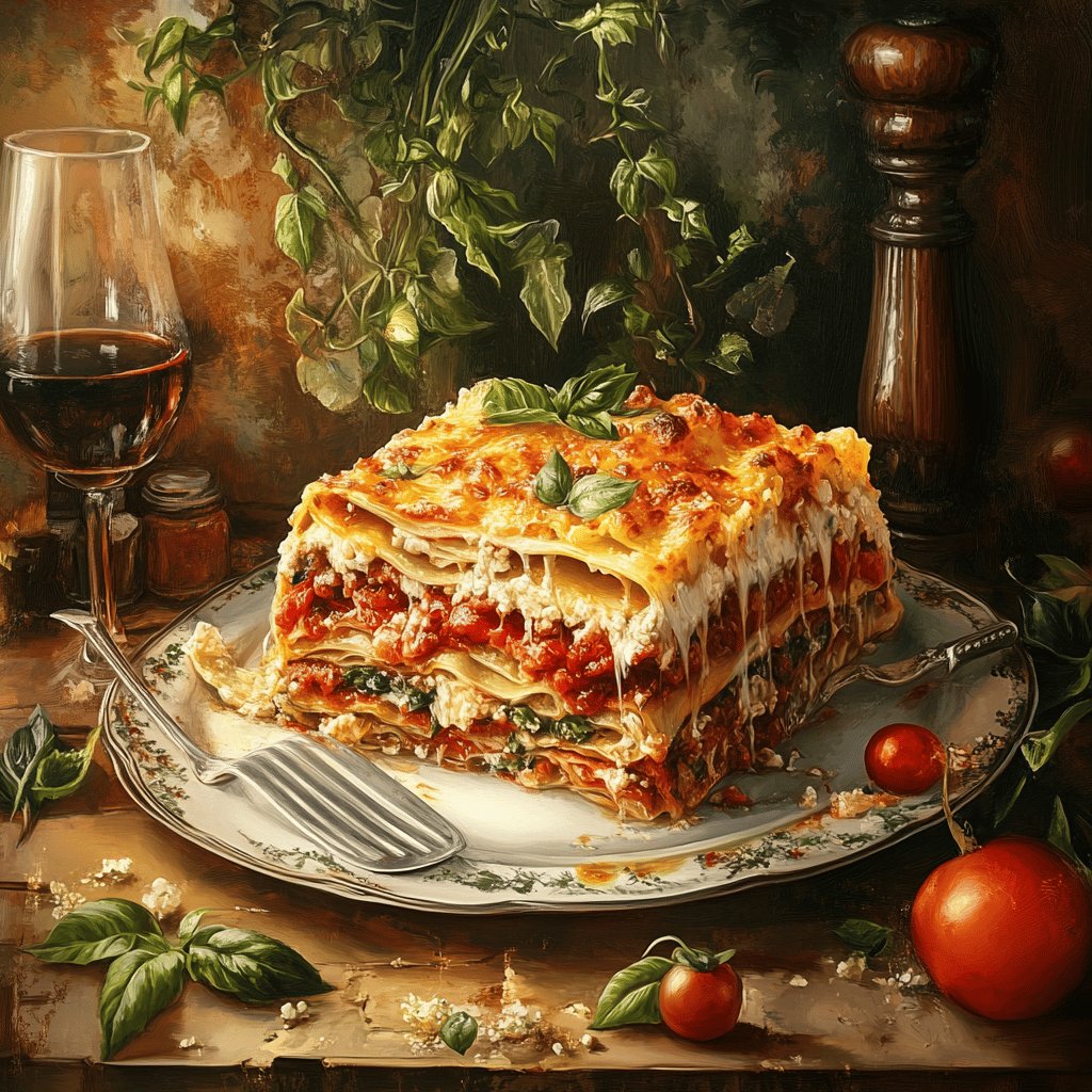 Klassische Italienische Lasagne