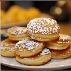 Traditionelle Poffertjes