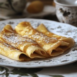 Polnische gefüllte Crêpes