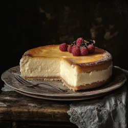 Traditioneller Käsekuchen