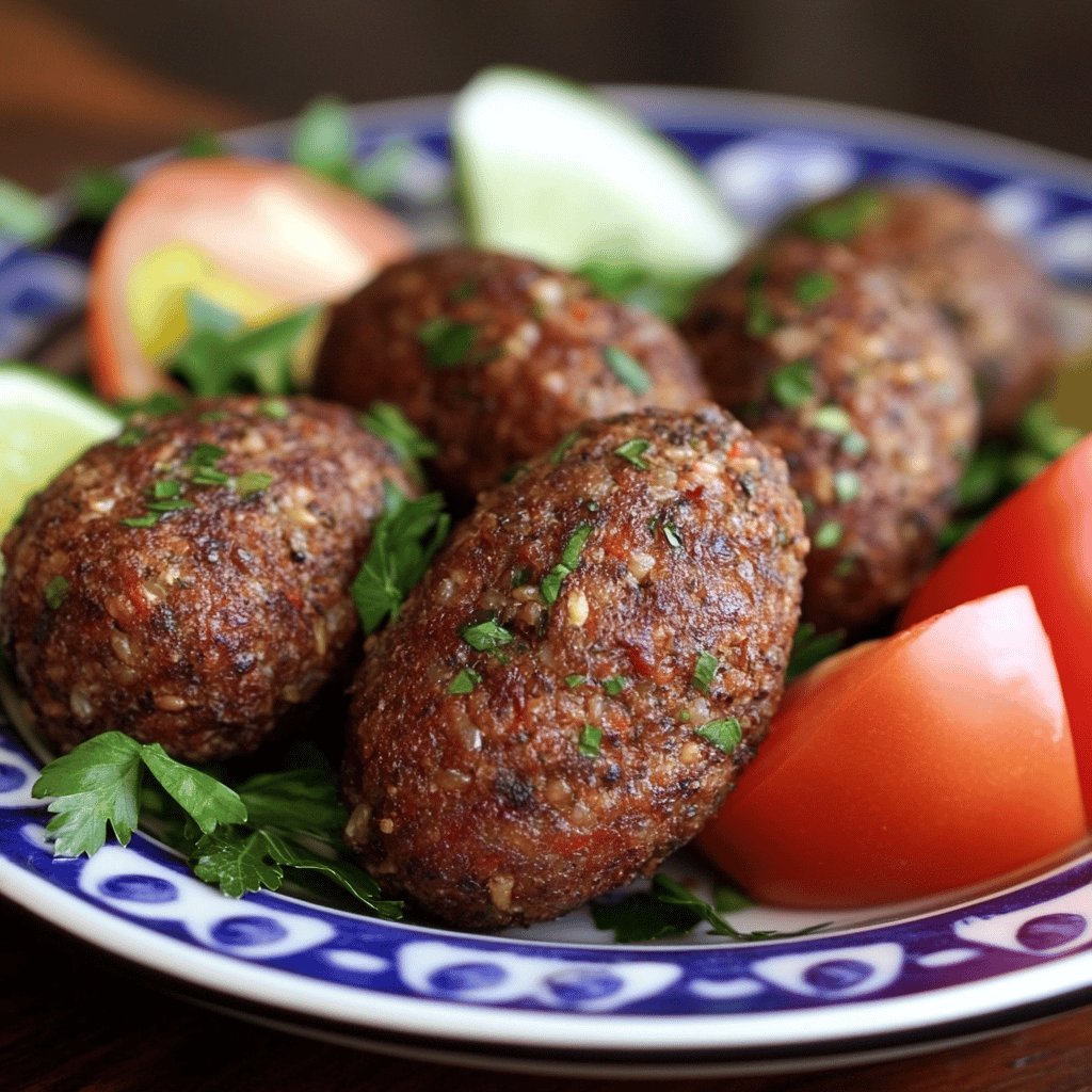 Kibbeh - Bulgur-Hack-Bällchen