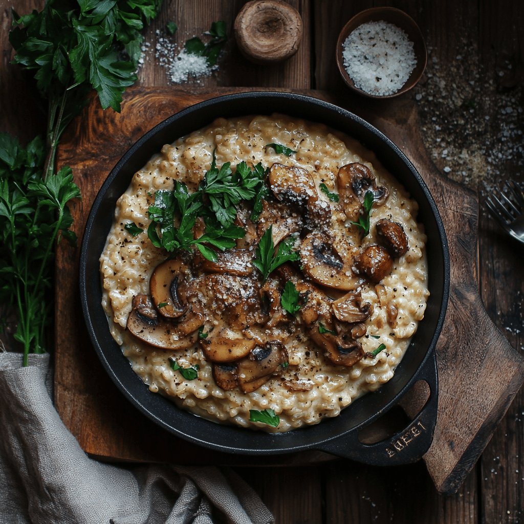 Cremiges Steinpilzrisotto