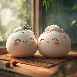 Hausgemachte Baozi