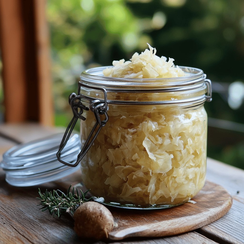 Hausgemachtes Sauerkraut