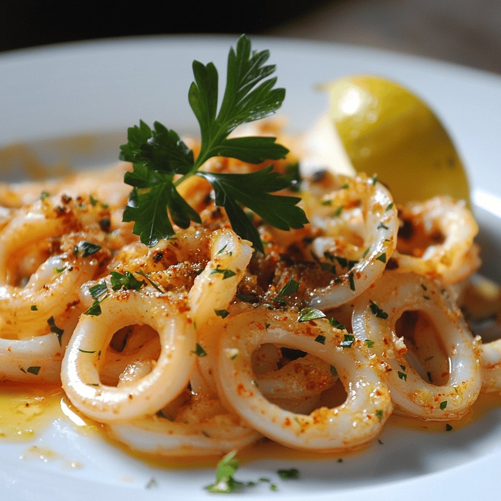 Köstliche Calamari Frittura