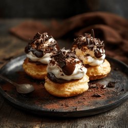 Profiteroles mit Schokosauce