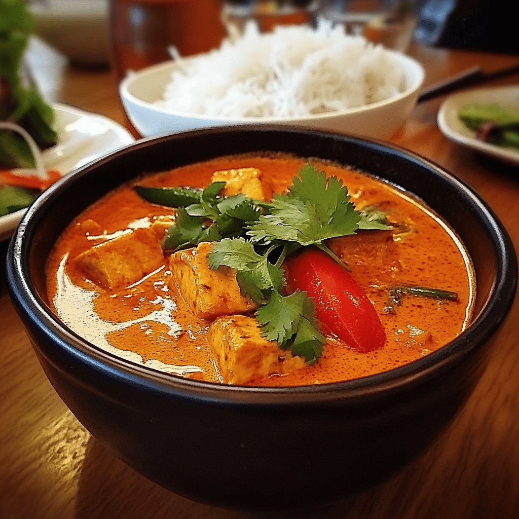 Authentisches Rotes Thai-Curry