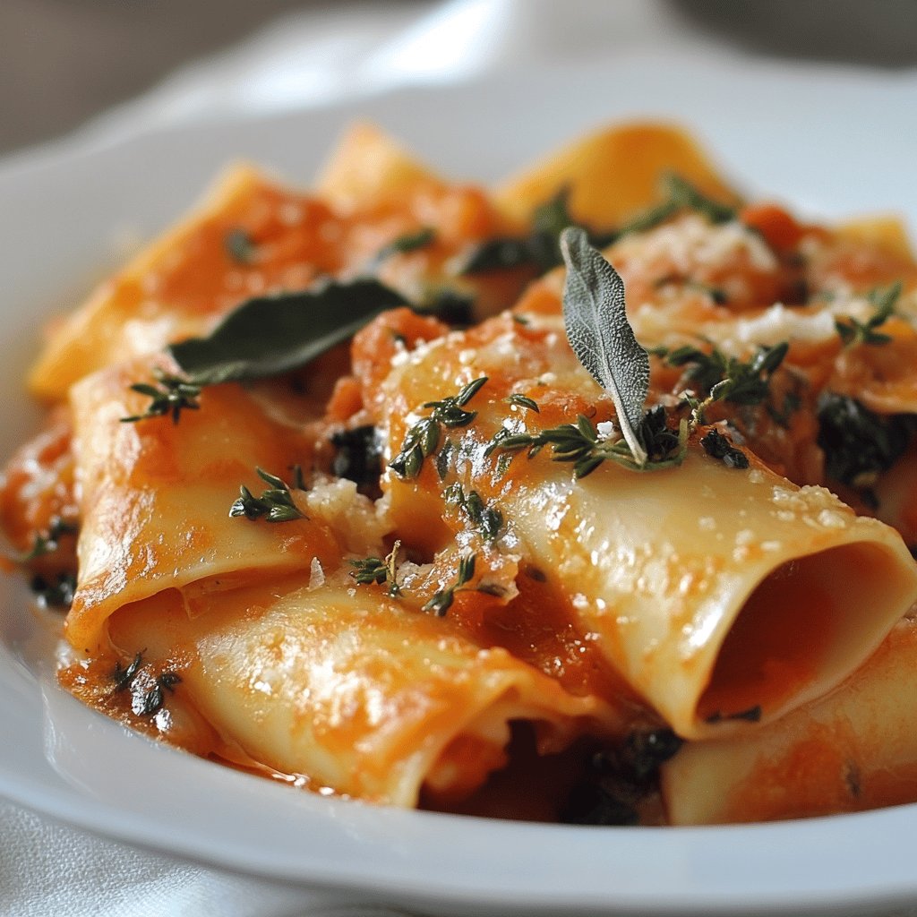 Paccheri mit Tomatensauce