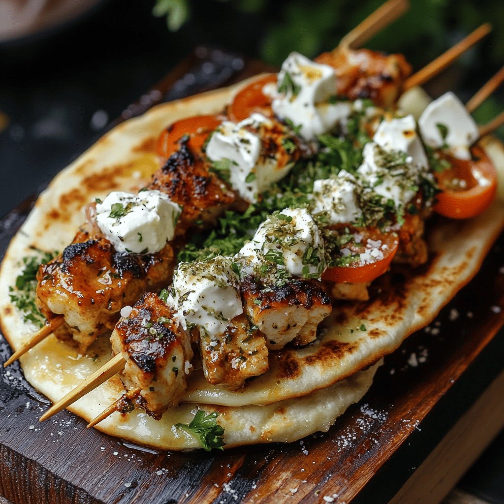 Klassische Griechische Souvlaki