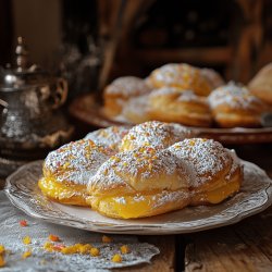 Traditionelle Faworki für Karneval