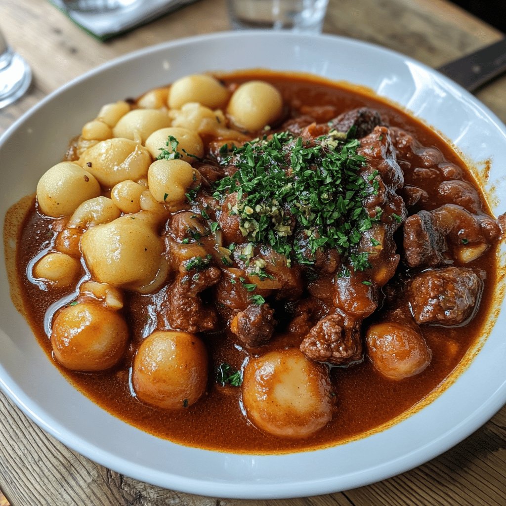 Traditionelles Wiener Rindsgulasch