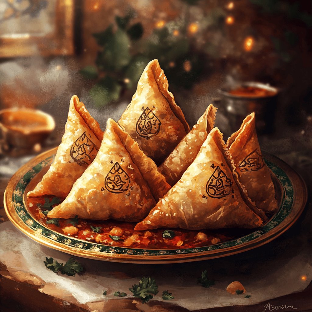 Köstliche Gemüse-Samosas