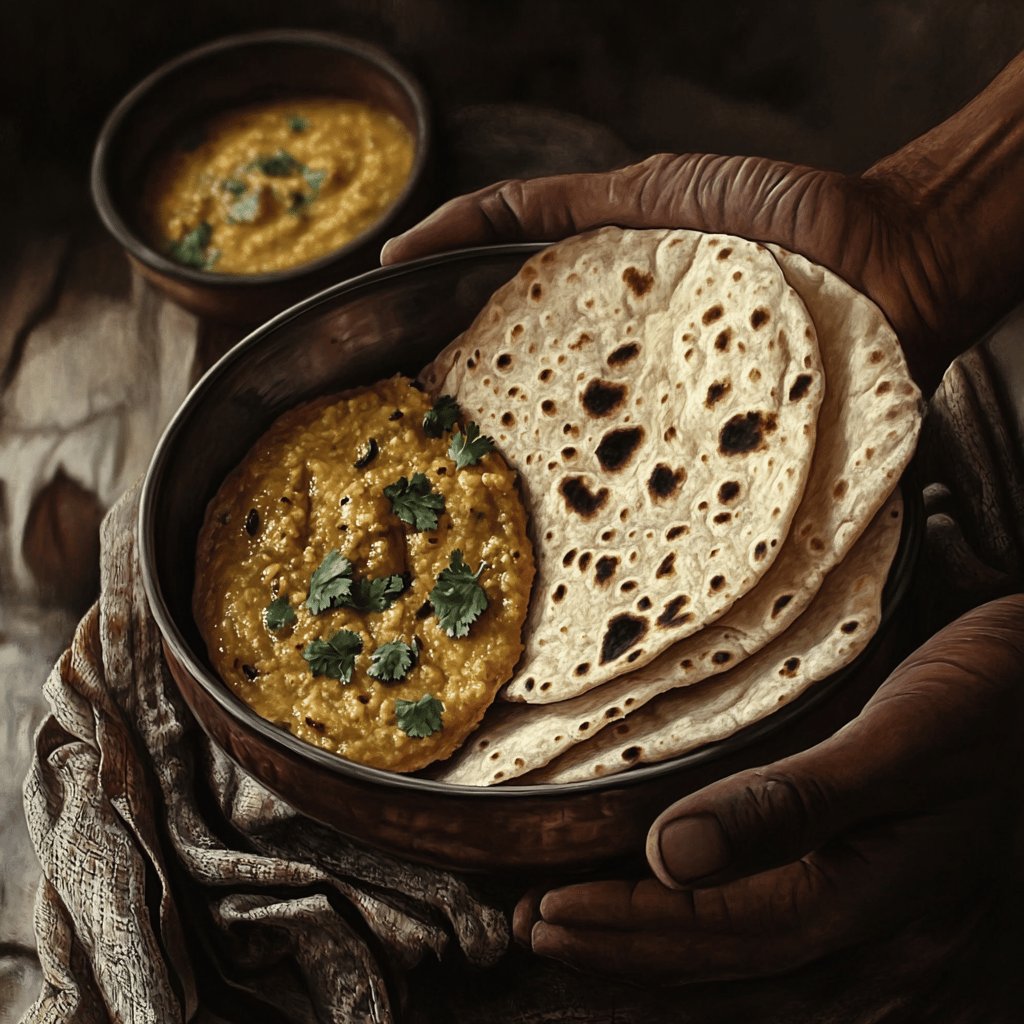 Einfaches Chapati-Brot