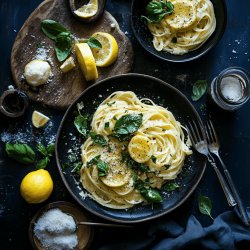 Tagliolini mit Zitronenbutter