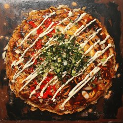 Traditionelles Osaka-Style Okonomiyaki