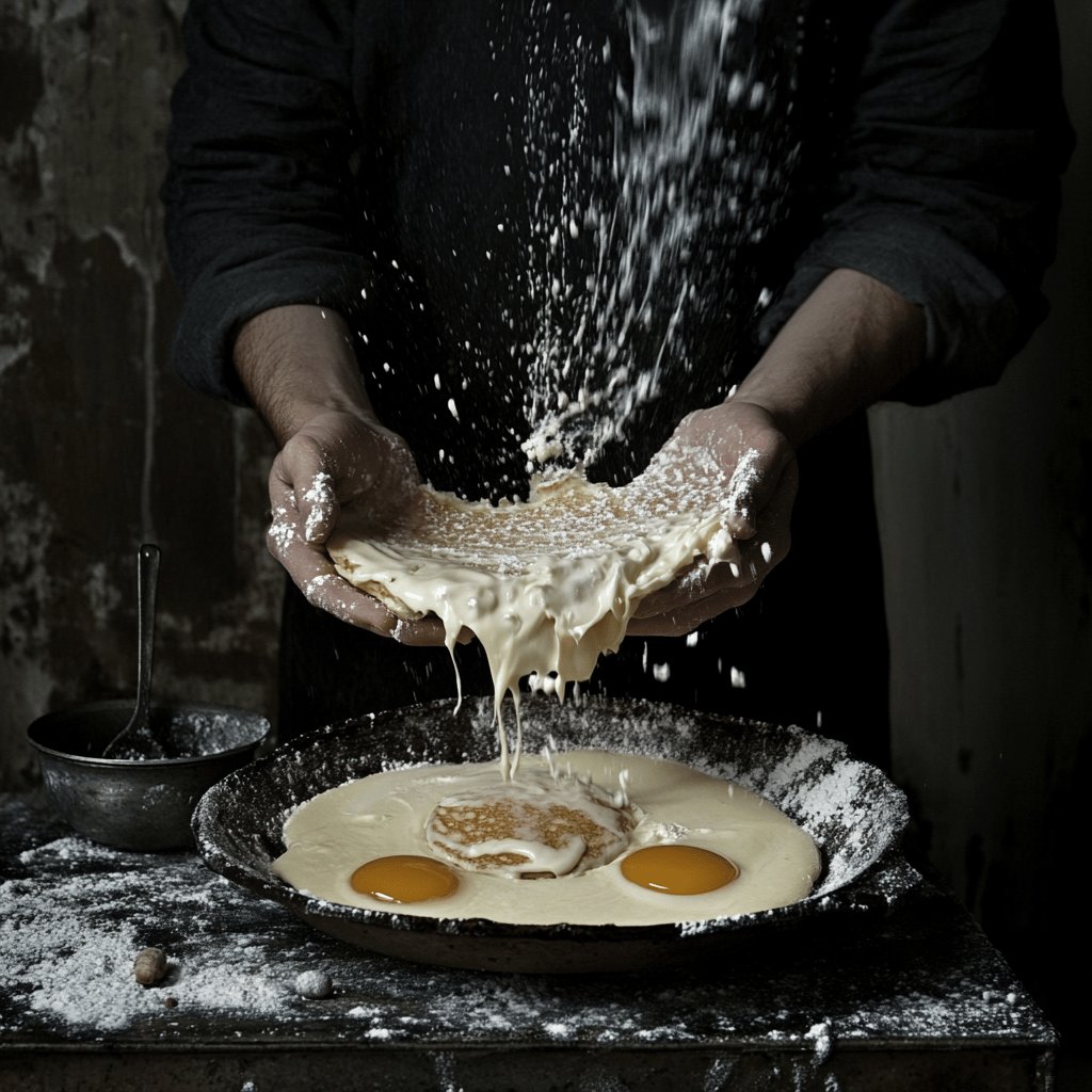 Einfacher Pfannkuchenteig