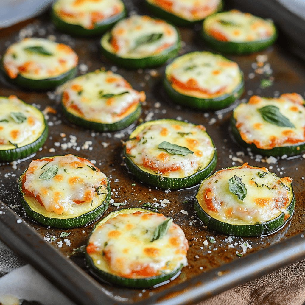 Leckere Zucchini-Pizza-Bites