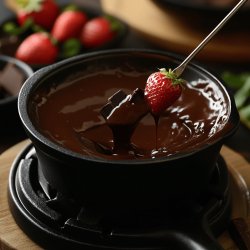 Köstliches Schokoladen-Fondue