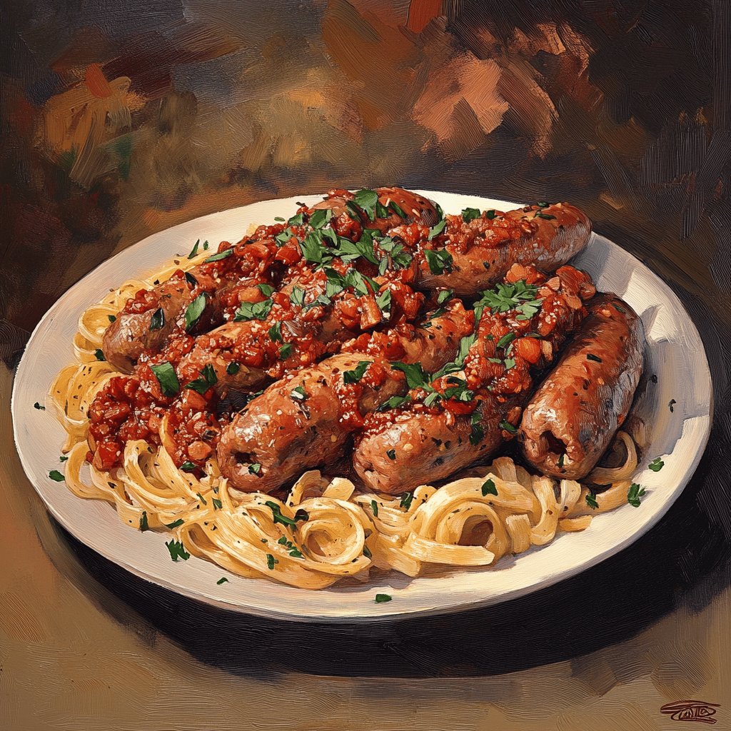 Würzige Salsiccia-Pasta