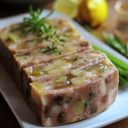 Hausgemachte Fleischterrine