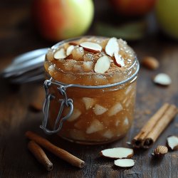 Apfel-Zimt-Marmelade mit Mandeln