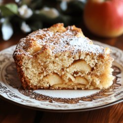 Schneller Apfelkuchen mit Pudding