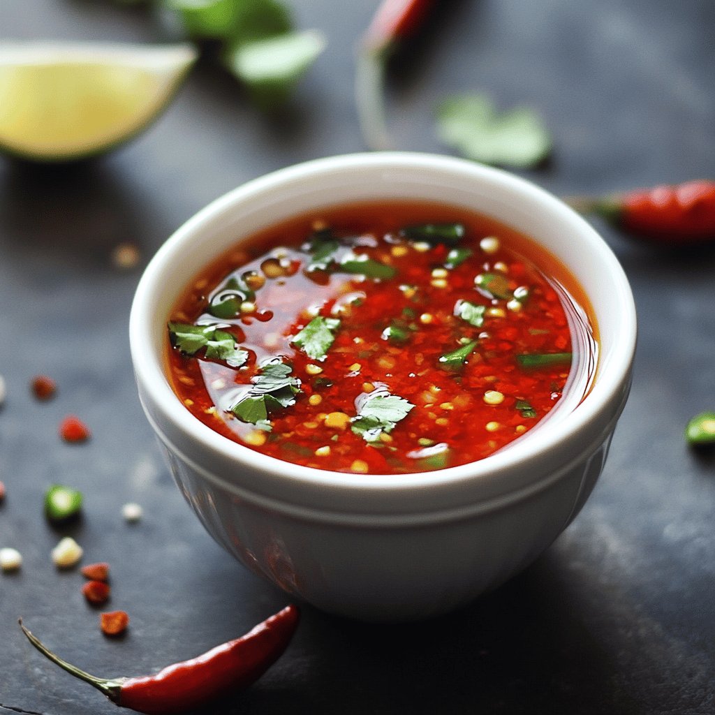 Hausgemachte Thai-Chili-Sauce