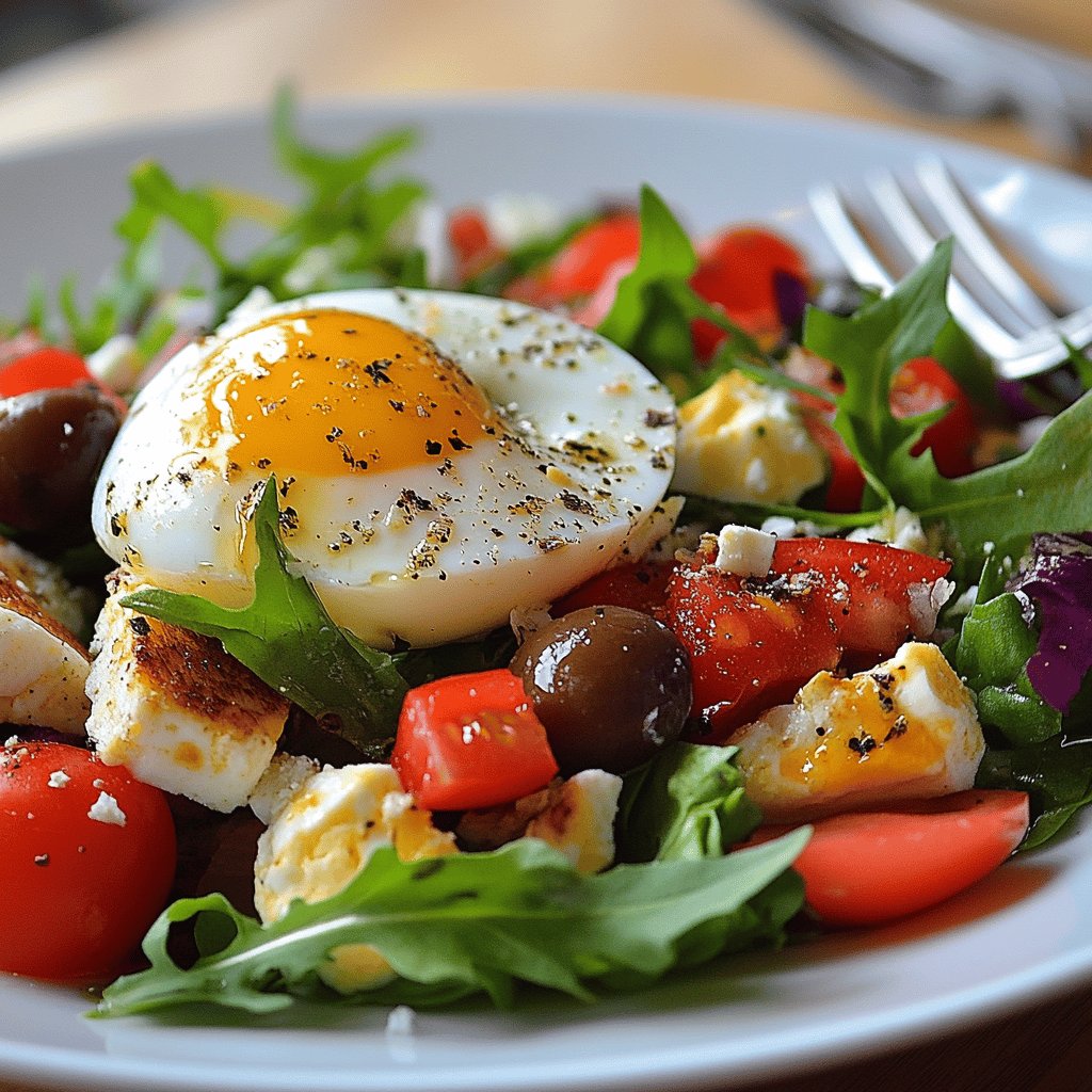 Italienischer Salat mit Ei