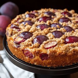 Pflaumenkuchen mit Streuseln