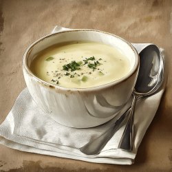 Herzhafte Lauchkäsesuppe