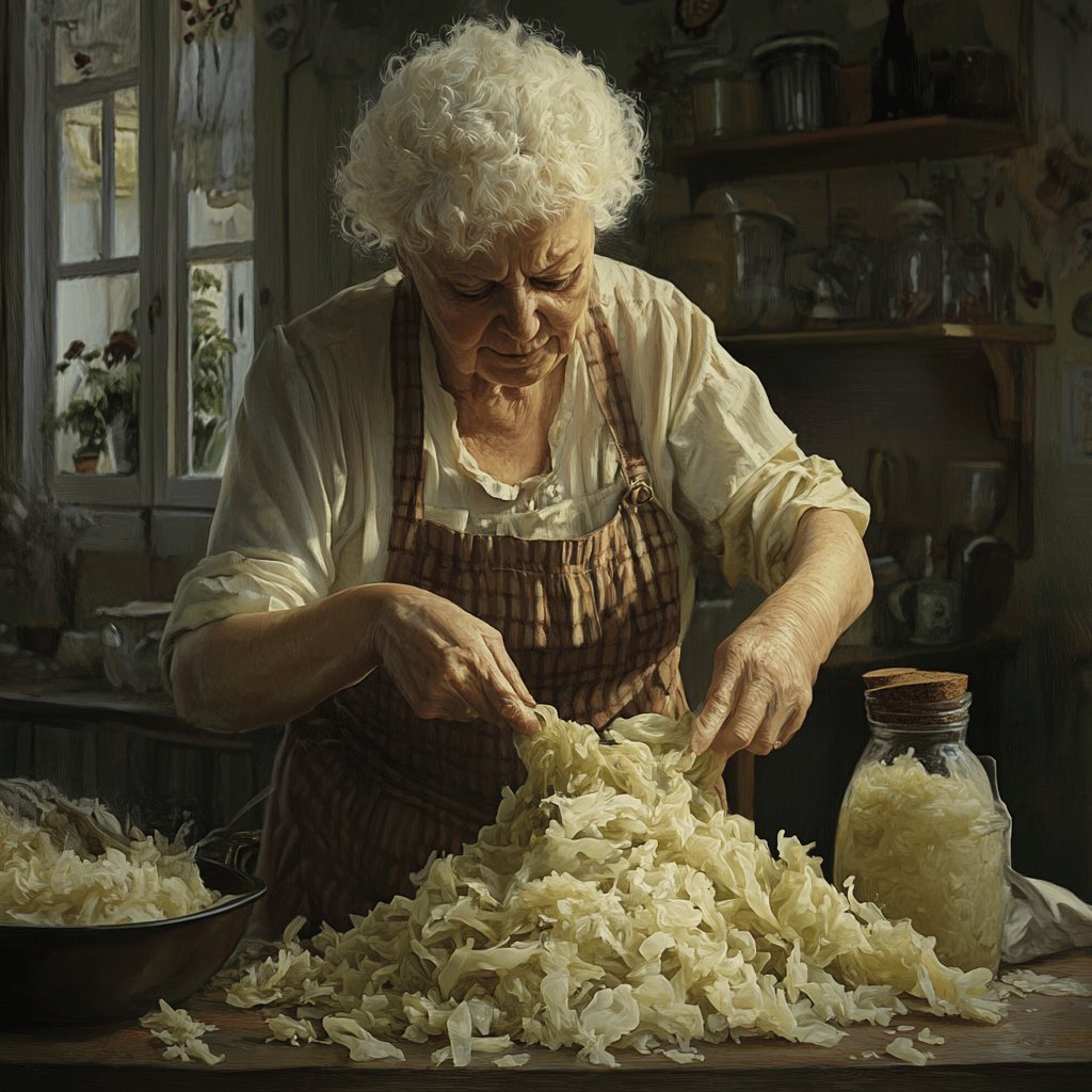 Hausgemachtes Sauerkraut