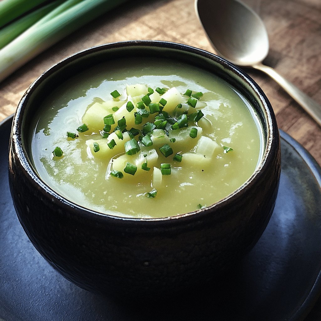 Klassische Lauchsuppe