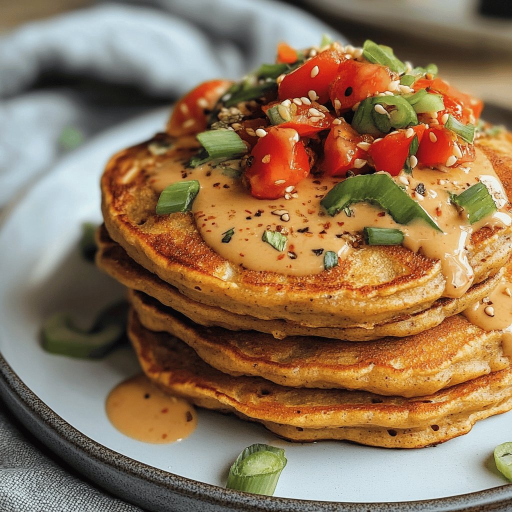 Herzhafte Vegane Pfannkuchen