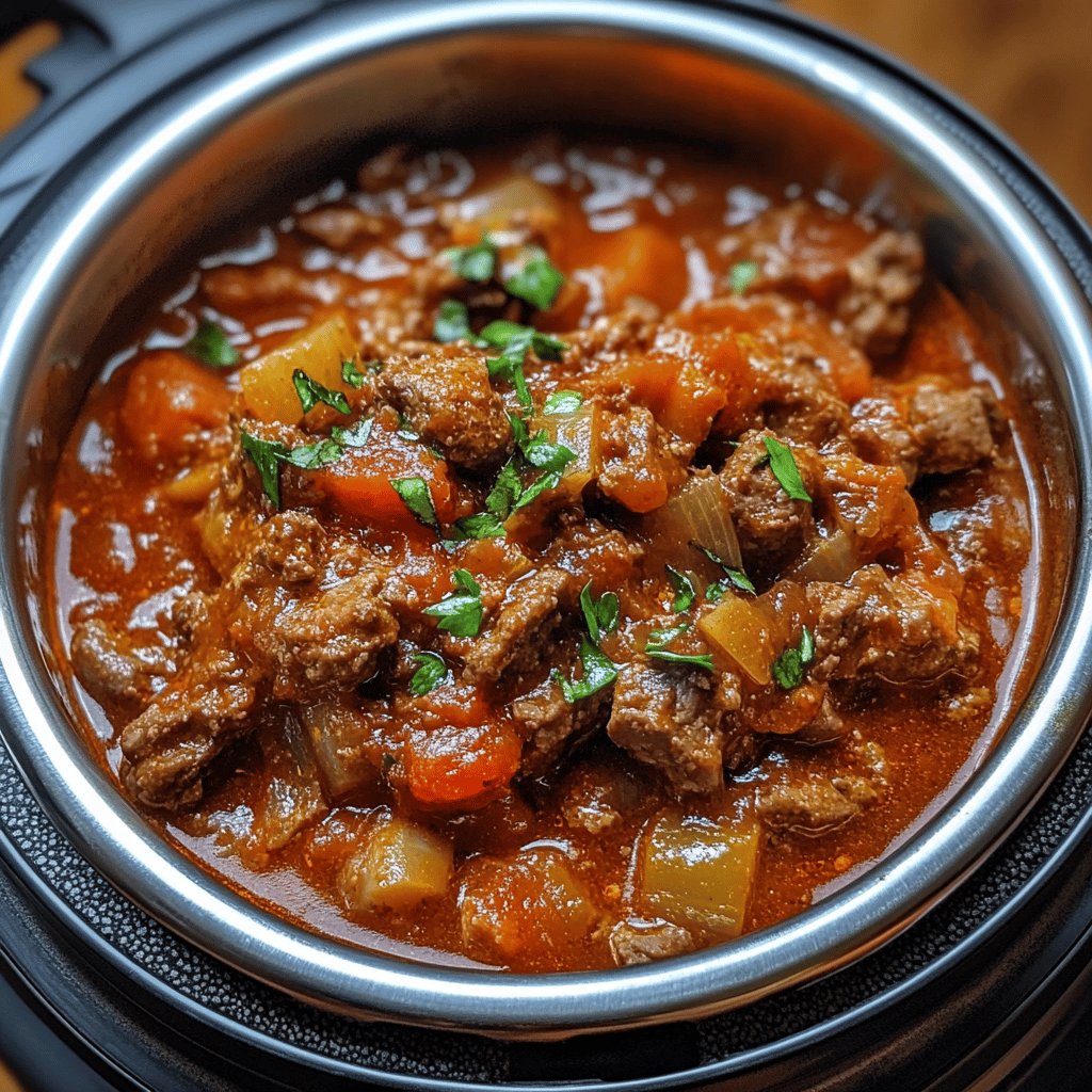 Schnelles Gulasch im Schnellkochtopf