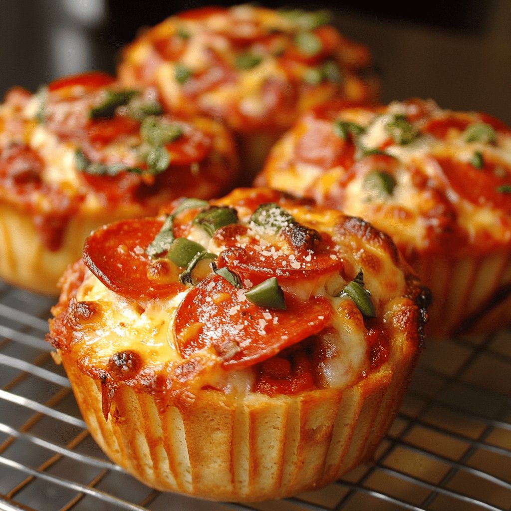 Herzhafte Pizza-Muffins